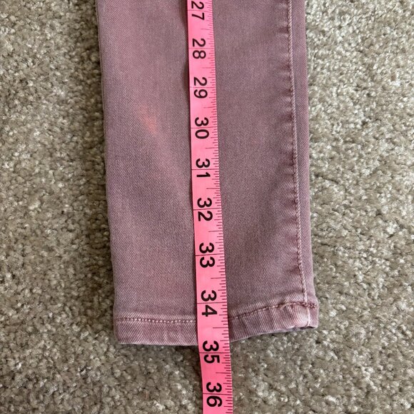 Women’s American Eagle Pink Rose Next Level Stretch Jeggings Size 6 #126 - Picture 3 of 9